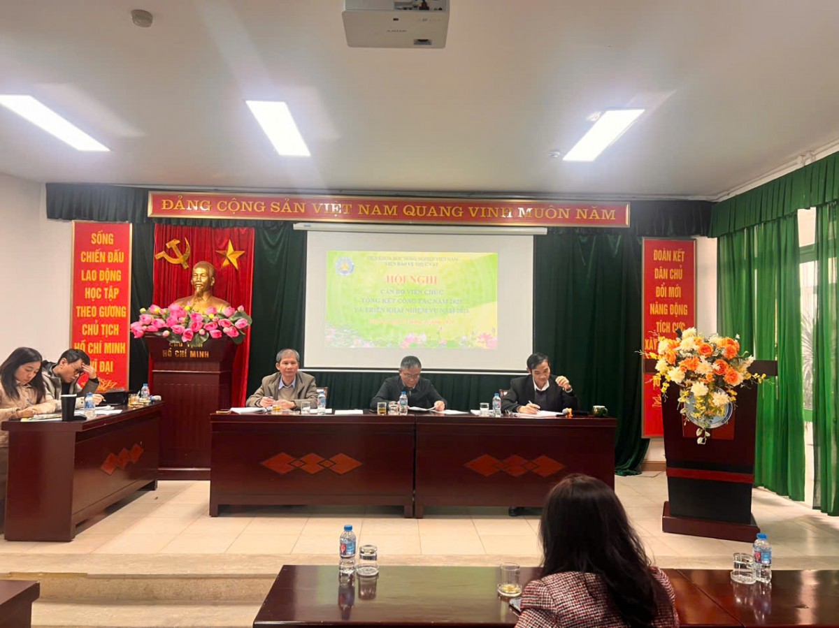 Hội nghị tổng kết Viện Bảo vệ thực vật năm 2025 và triển khai kế hoạch năm 2026